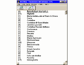 Vocabolario