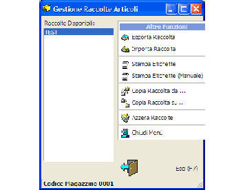 Raccolte Codici